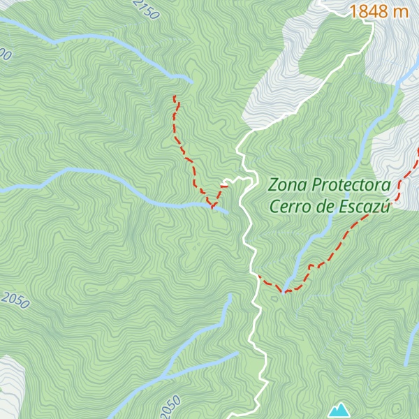 Map of Cerro Cedral