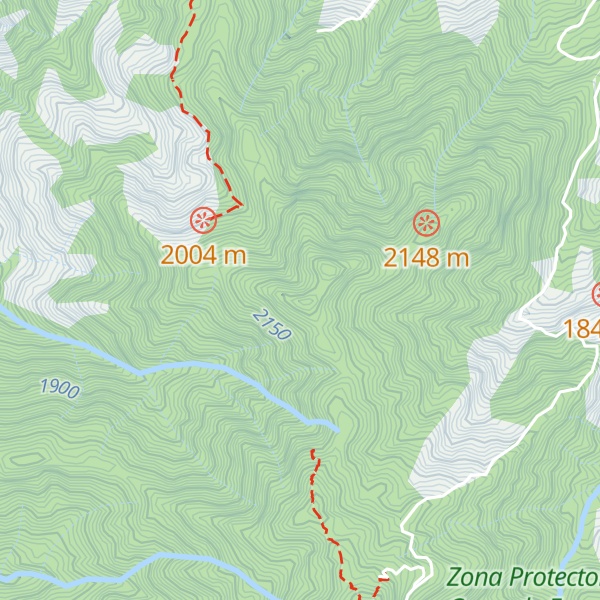 Map of Cerro Piedra Blanca