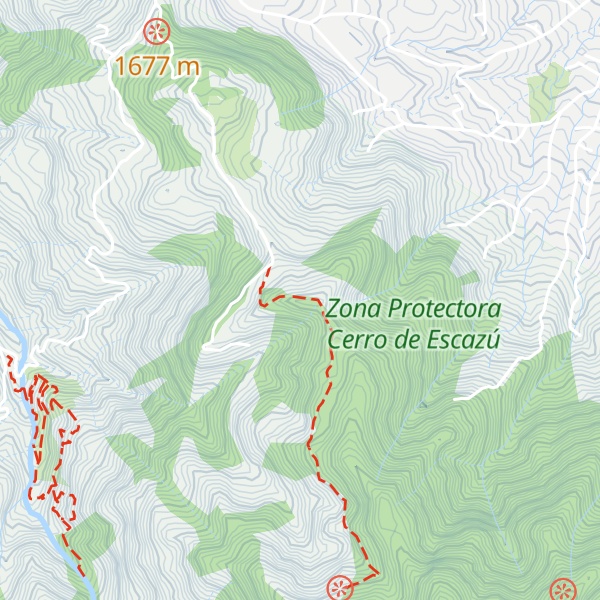 Map of Cerro Bandera