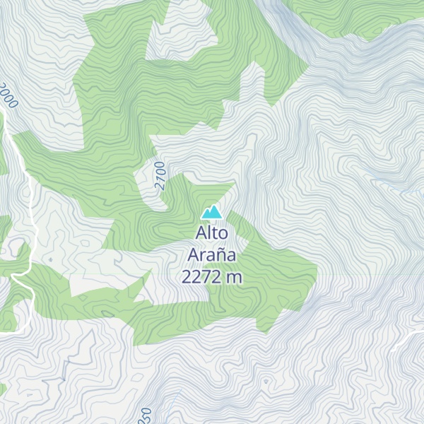 Map of Alto Araña