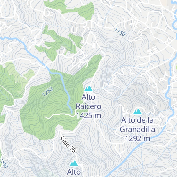 Map of Alto Raicero