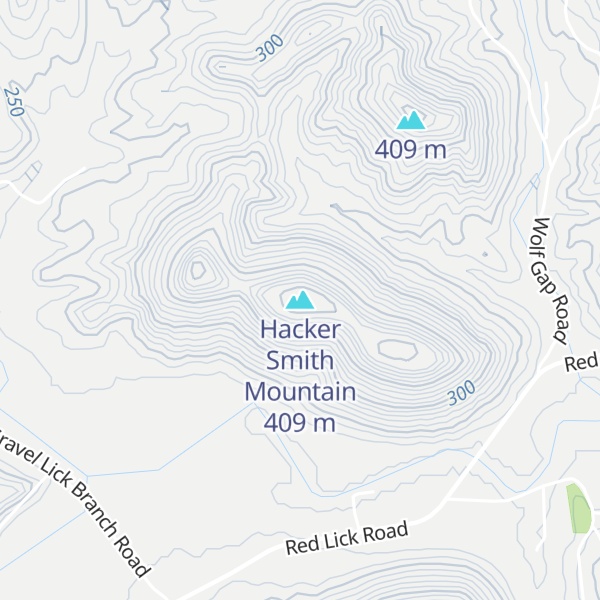 Map of Hacker Smith Mountain