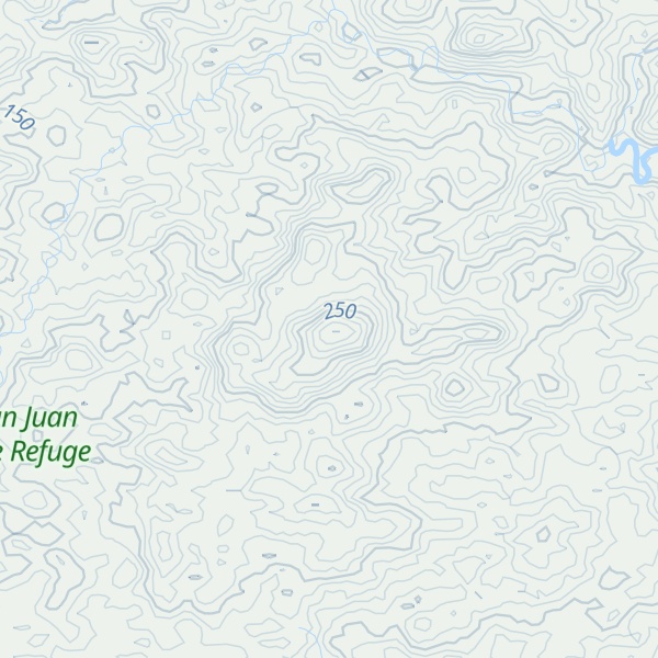 Map of Cerro Bolívar