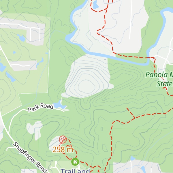 Map of Panola Mountain