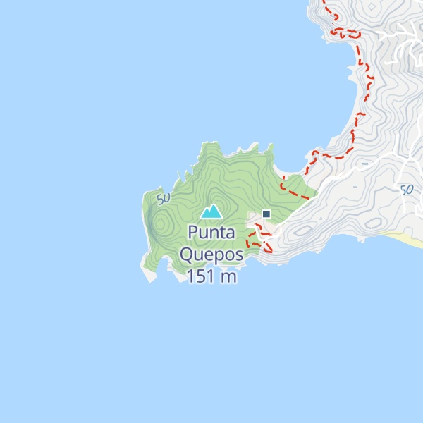 Map of Punta Quepos