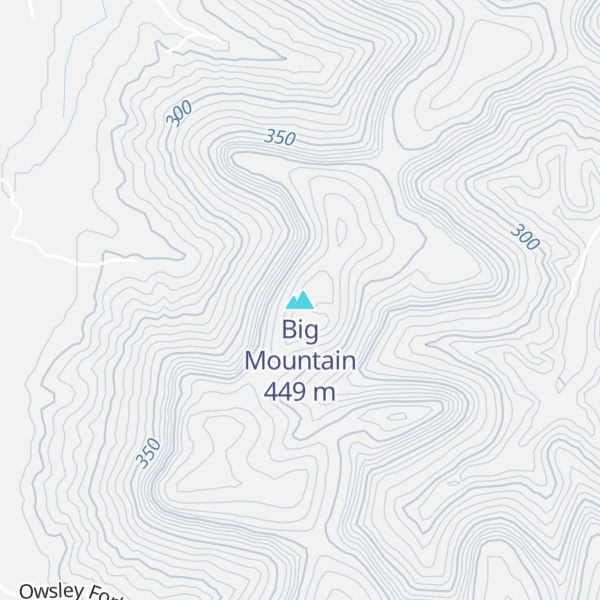 Map of Big Mountain