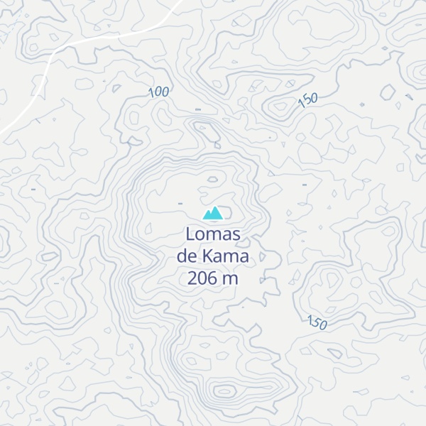 Map of Lomas de Kama