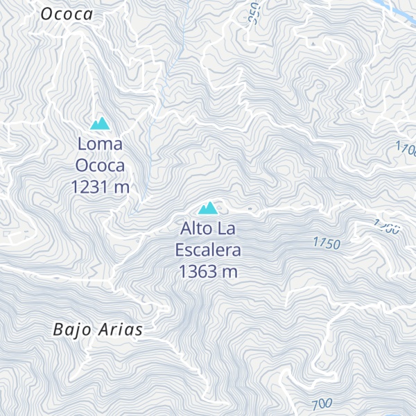 Map of Alto La Escalera