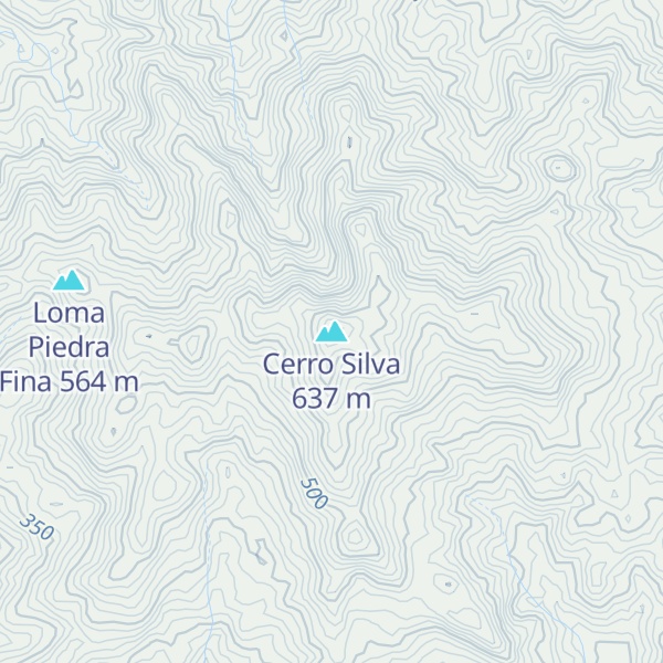 Map of Cerro Silva