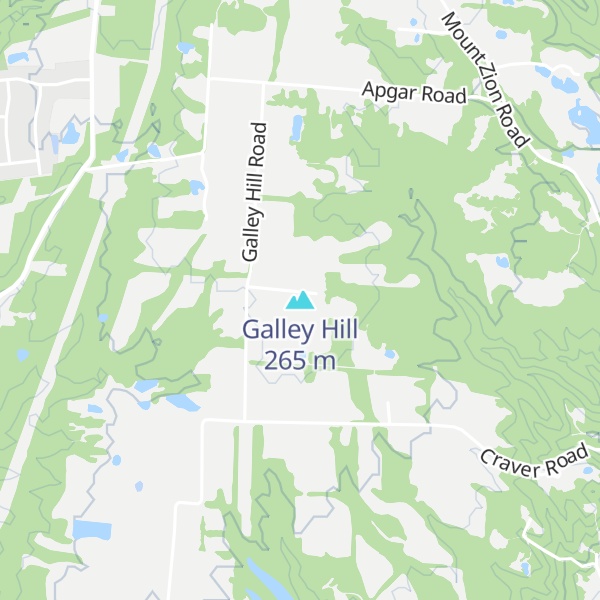 Map of Galley Hill