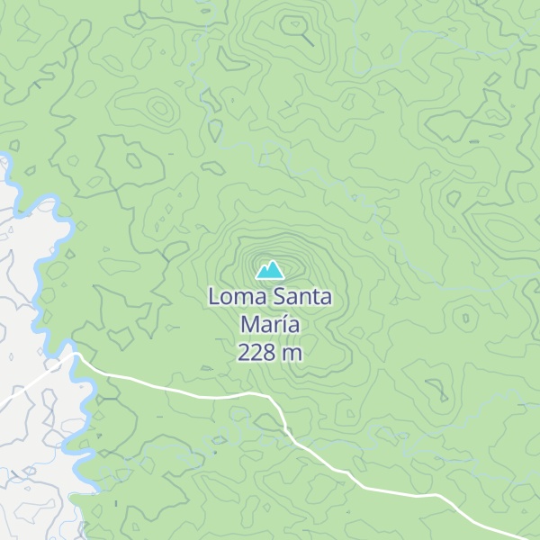 Map of Loma Santa María