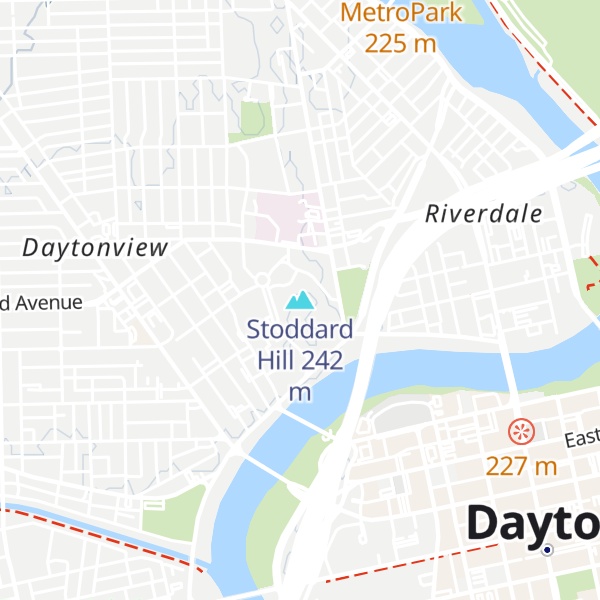 Map of Stoddard Hill