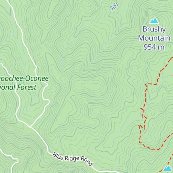 Map of Buckeye Mountain