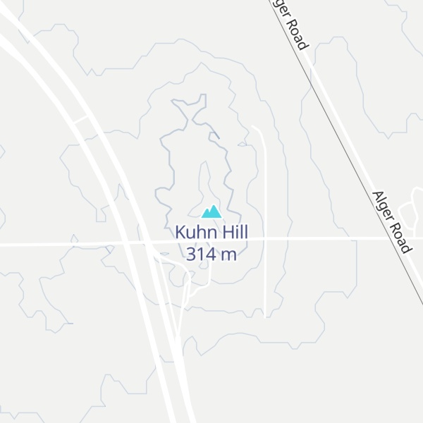 Map of Kuhn Hill