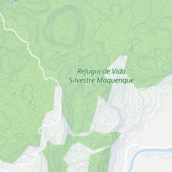Map of Cerros Chaparrón