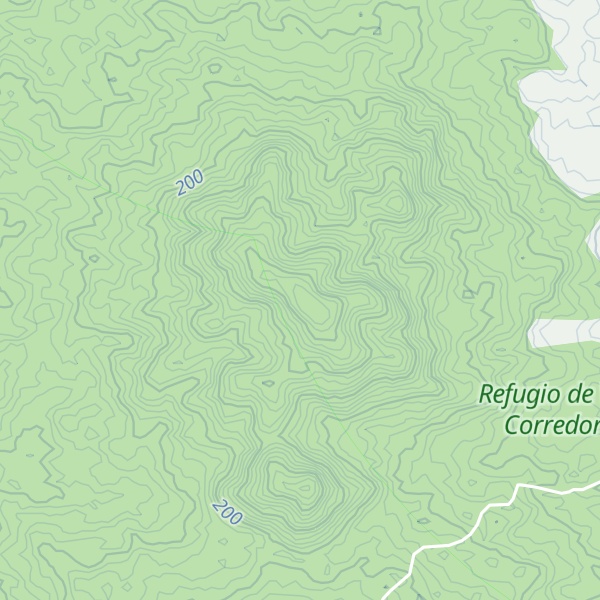 Map of Cerro El Jardín