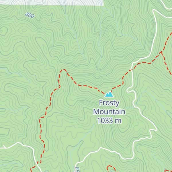 Map of Amicalola Mountain