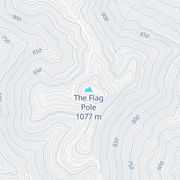 Map of Cross Mountain