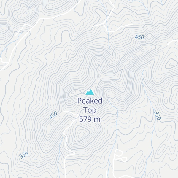 Map of Harlan Mountain