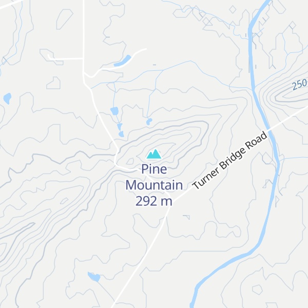 Map of Pine Mountain