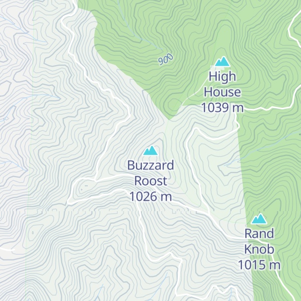 Map of Buzzard Roost