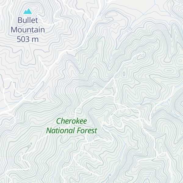 Map of Mose Mountain