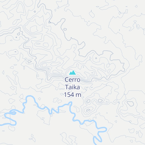 Map of Cerro Taika