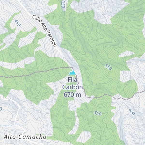 Map of Fila Carbón