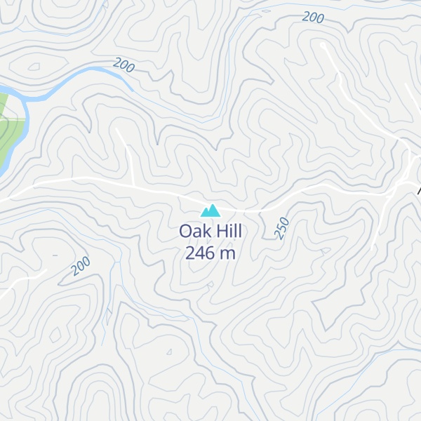 Map of Oak Hill