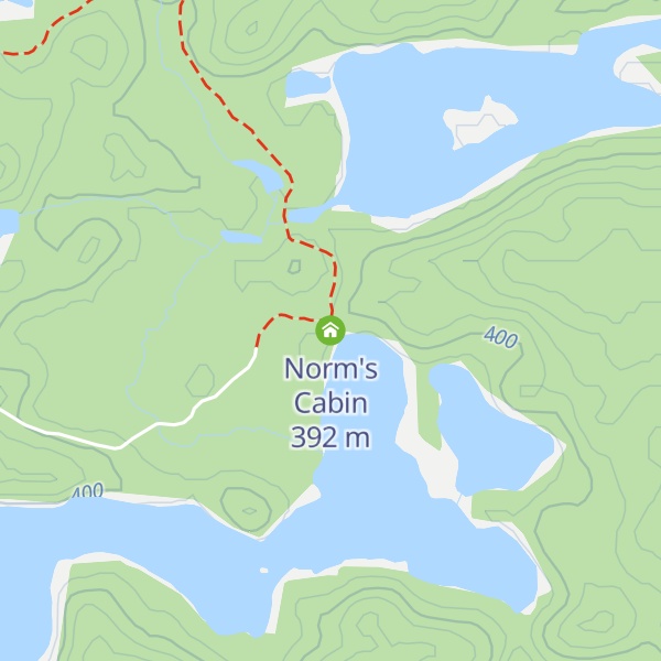 Map of Norm's Cabin