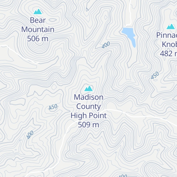 Map of Madison County High Point