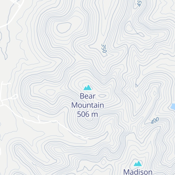 Map of Bear Mountain