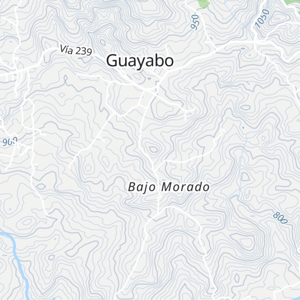 Map of Cerro Claras