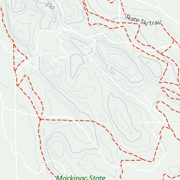 Map of Black Mountain