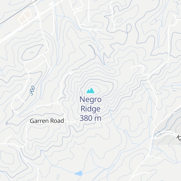Map of Negro Ridge