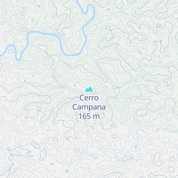Map of Cerro Campana