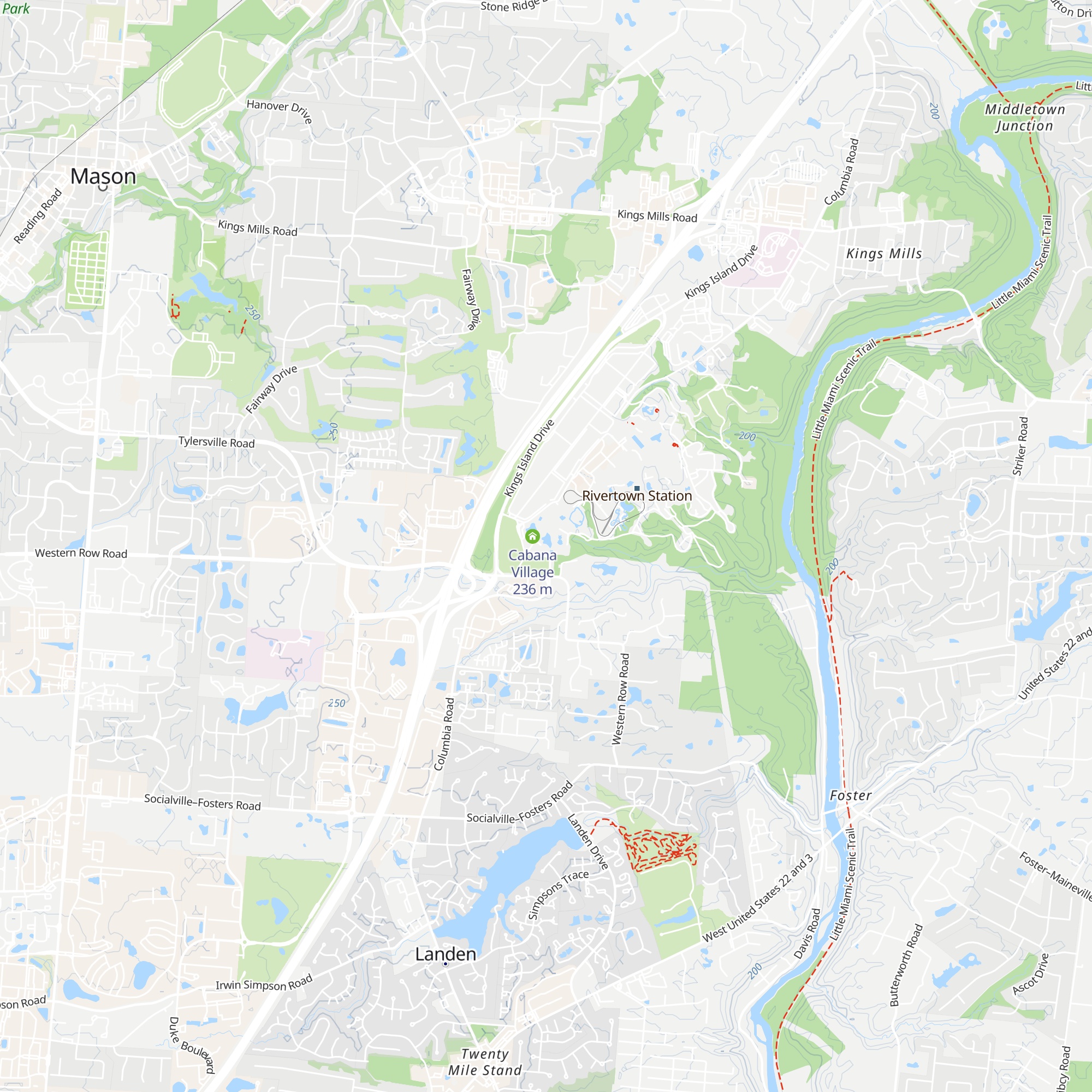 Cabana Village map