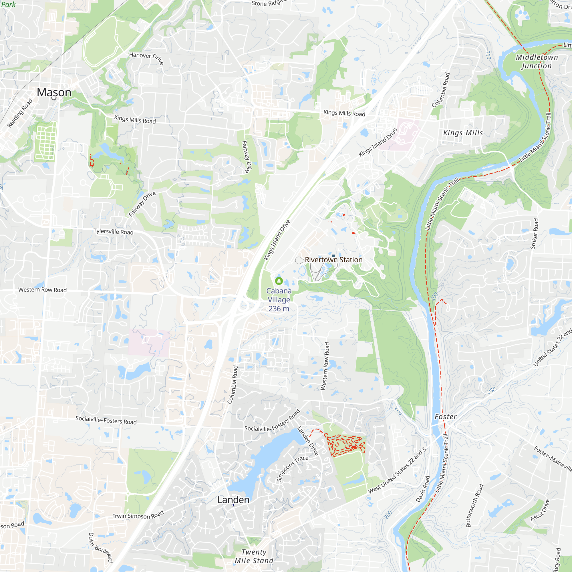 Cabana Village map