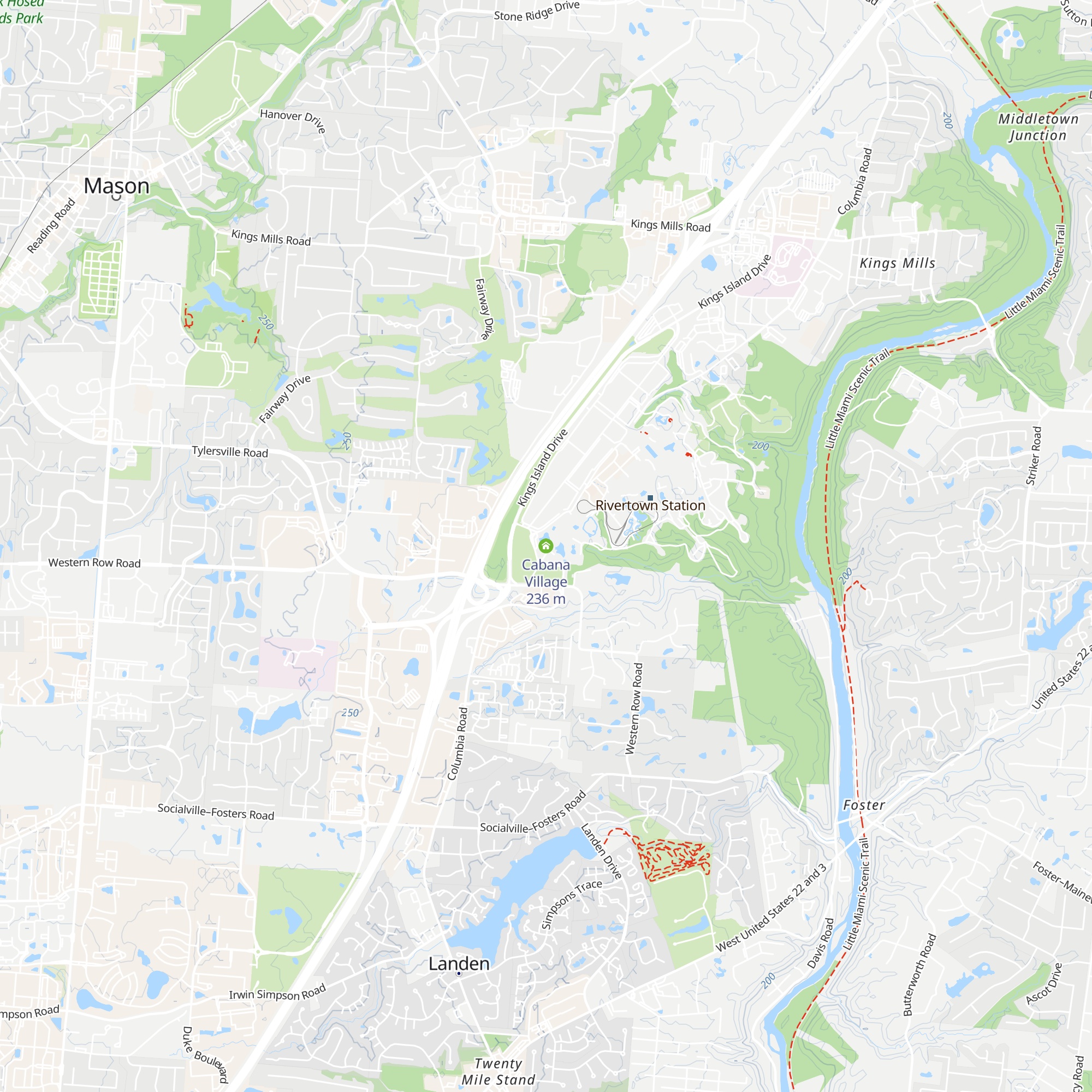 Cabana Village map