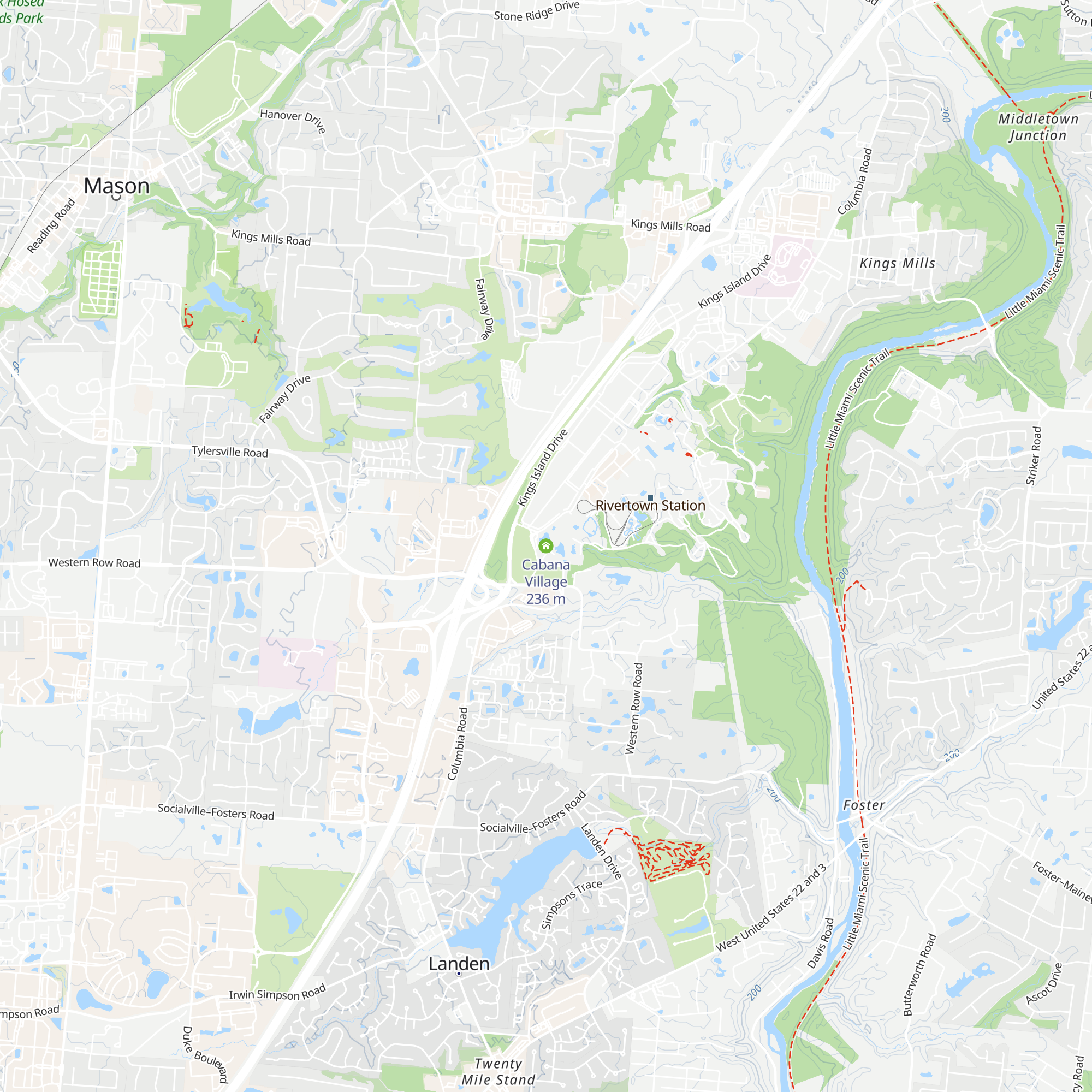 Cabana Village map