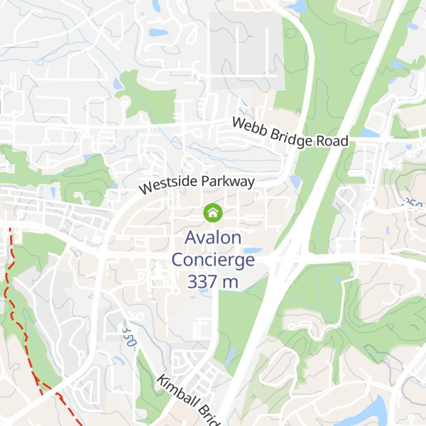 Map of Avalon Concierge