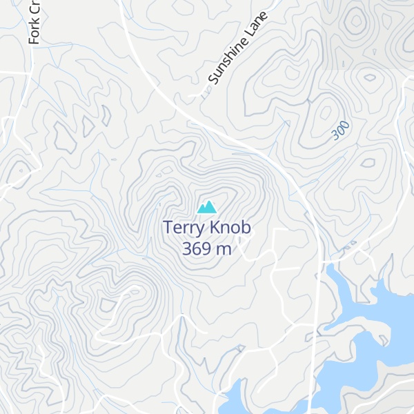 Map of Terry Knob