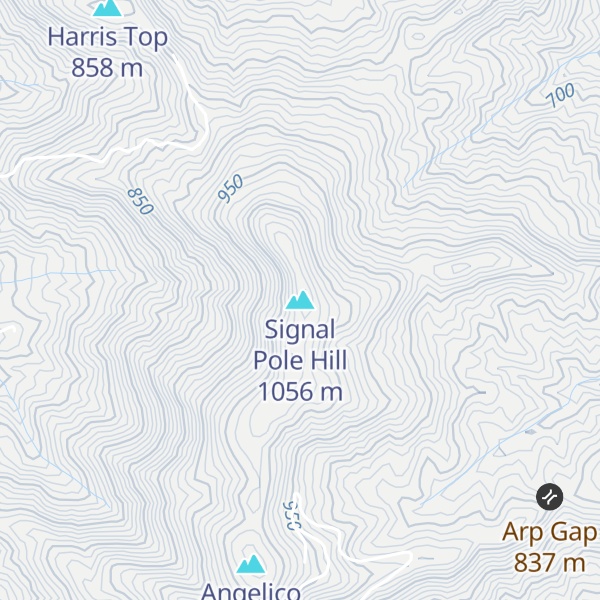 Map of Signal Pole Hill
