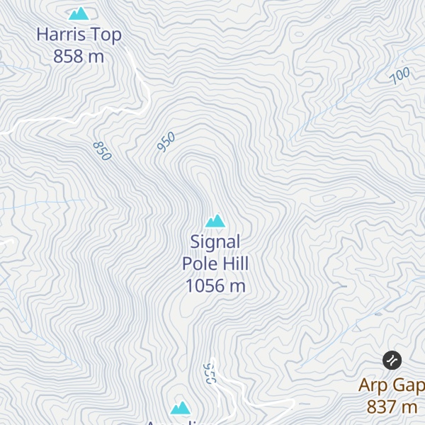 Map of Pack Mountain