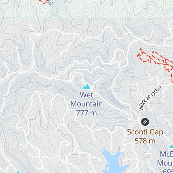 Map of Wet Mountain