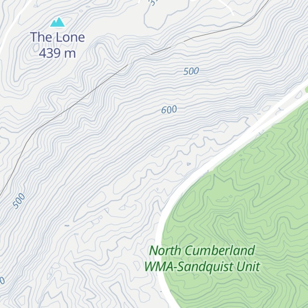 Map of Pine Mountain