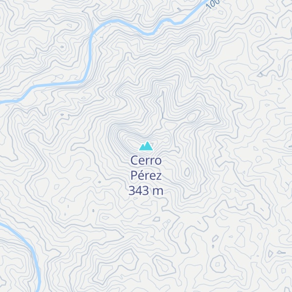 Map of Cerro Pérez