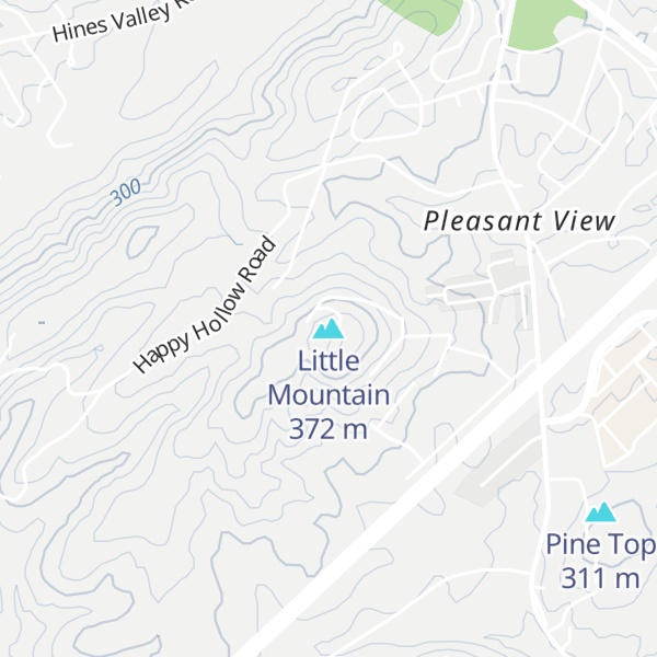 Map of Little Mountain