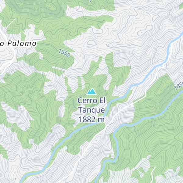 Map of Cerro El Tanque