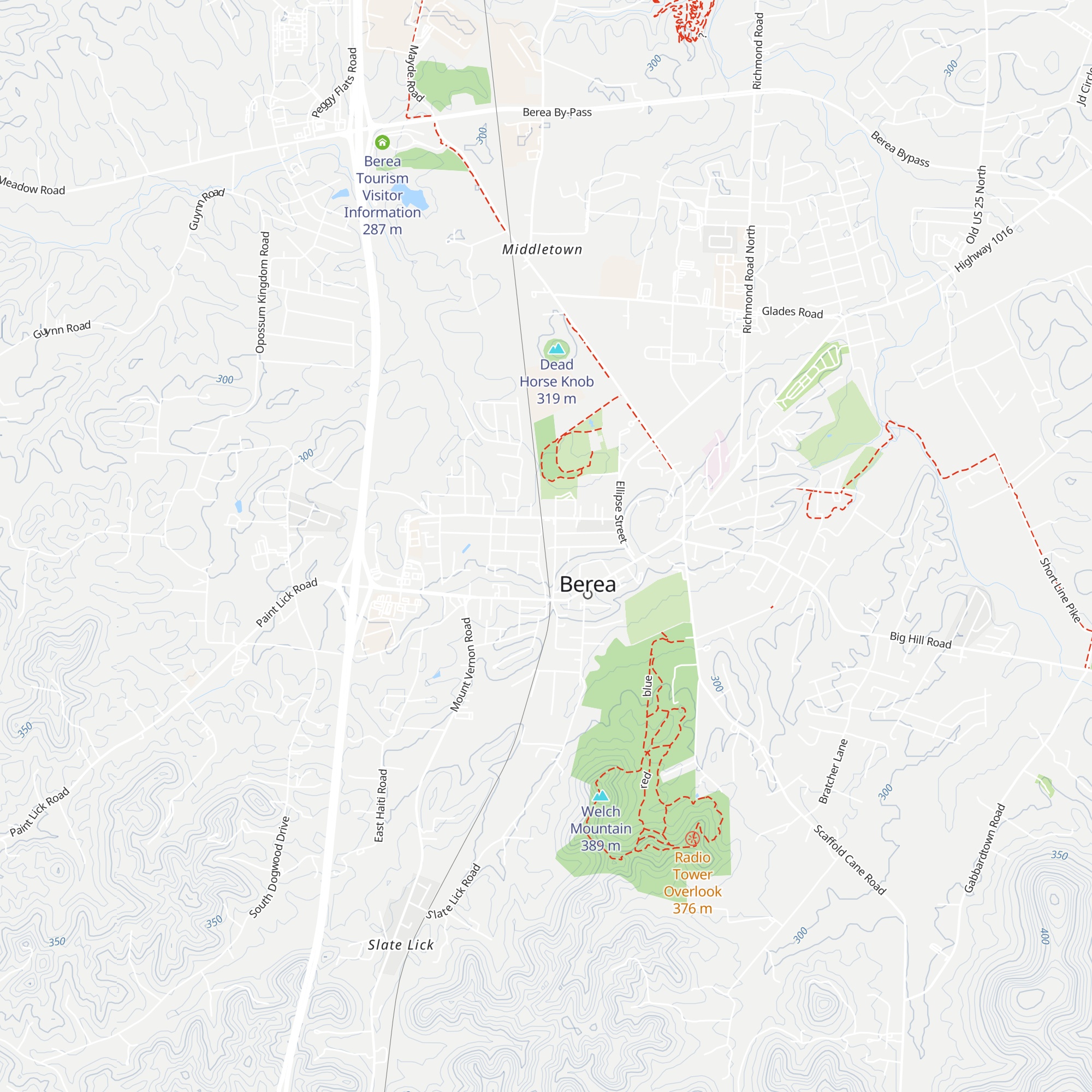 Visitor's Center map
